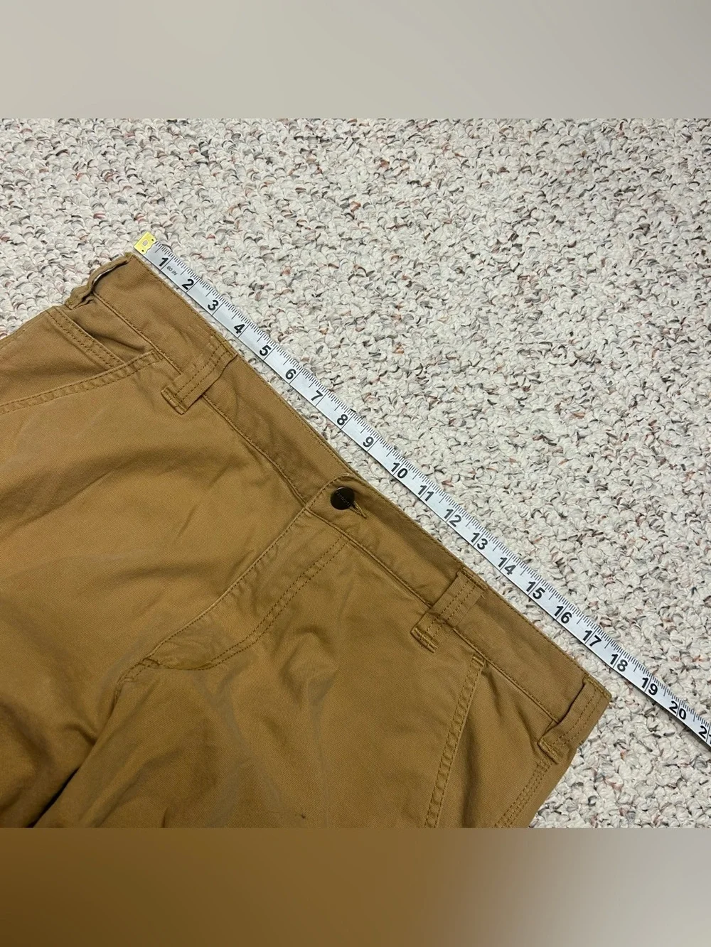 Carhartt Rugged Flex Rigby Relaxed Fit Canvas Shorts 36x11 103652-918 Brown Tan